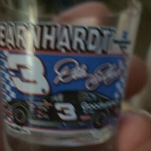 Wincraft Blue and Black Racing Shot Glass